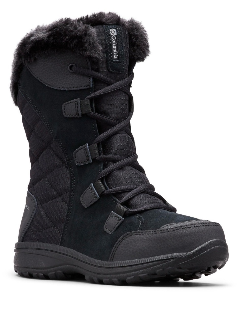 NWOT Columbia Ice Maiden 2 Winter Waterproof Snow Boots Black size 5